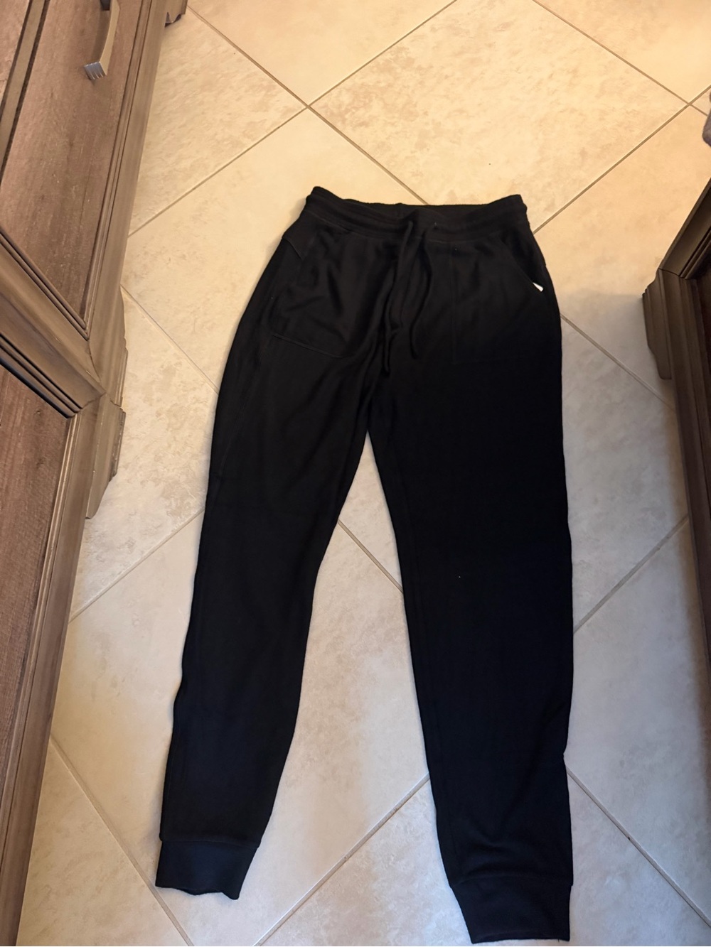Black Drawstring Jogger Pants soho